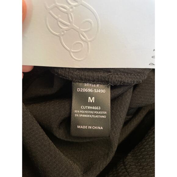 NWT, Potter's Pot (Sold @ Dry Goods) Sz. Medium, Black Textured Short Full Skirt - Picture 5 of 7